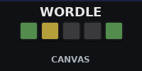 Wordle (Canvas)